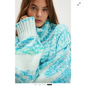 NWT Free People Winterstorm Tunic- Ice Storm combo , Size Medium